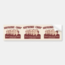 Supreme Corp Pegatina De Parachoque