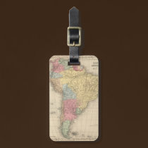 Suramérica. etiquetas de maleta