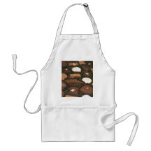 Surtidos del chocolate delantal