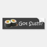 ¿sushi conseguido? Pegatina para el parachoques Etiqueta De Parachoque