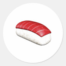 Sushi de Nigiri Maguro Etiquetas
