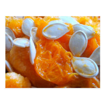 Sustancia pegajosa de la calabaza tarjeta postal