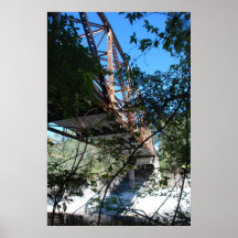 Suwannee histórico abandonado salta puente posters