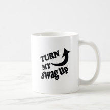 Swag negro encima de la taza
