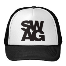Swag - negro gorros bordados