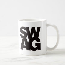 Swag - negro tazas de café