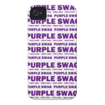 Swag púrpura iPhone 4 Case-Mate coberturas