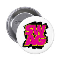 SWAG - rosa y amarillo Pin
