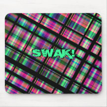 ¡SWAK! Sellado con una tela escocesa Mousepad del  Alfombrilla De Ratones