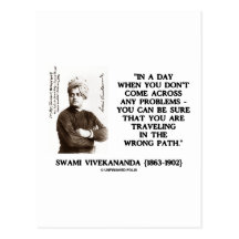 Swami Vivekananda que viaja en trayectoria incorre Tarjetas Postales