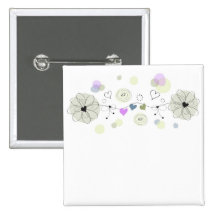 Sweet Flowers Buttons