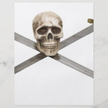 SwordCrossedSkull061209 Tarjeton