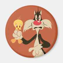 Sylvester con Tweety Imanes De Nevera