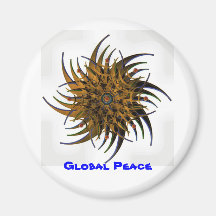Symbo global de la paz; , Paz global Imán Para Frigorífico