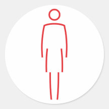 Symbol Frau woman Aufkleber