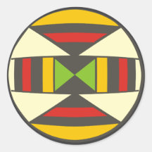 Symbol Schild Afrika shield africa Runde Sticker