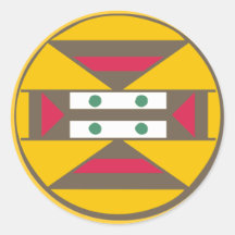 Symbol Schild Afrika shield africa Runder Sticker