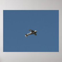 T-6G "Texan" volado por Bill Leff. Poster