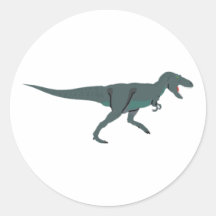 T-Rex Runde Aufkleber