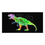 T-Rex Tarjeta Con Foto Personalizada