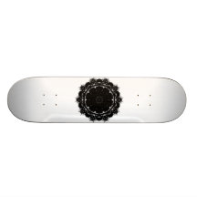 Tábano de Black&White Cirlce por KLM Patineta Personalizada