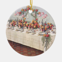 Tabla de banquete del boda del vintage adornos