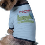 Tabla de elementos periódica camisa de perrito