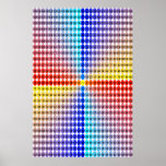 Tabla de multiplicación espiral - cuadrado (cabido impresiones