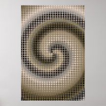 Tabla de multiplicación radial posters