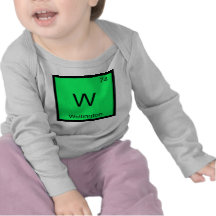 Tabla periódica del elemento conocido de la químic camisetas