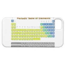 Tabla periódica iPhone 5 Case-Mate carcasa