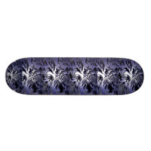 Tablero azul grabado patines personalizados