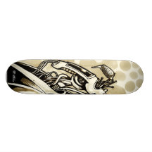 Tablero Brown de Robomic y negro Tablas De Patinar