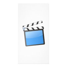 Tablero de chapaleta de la película tarjeta con foto personalizada