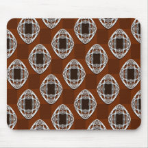 Tablero de damas Brown del ojo de Nouveau Tapete De Raton