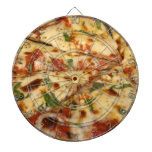 Tablero de dardo de la pizza