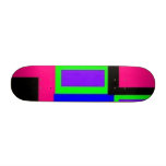 tablero de neón de la teja tabla de skate