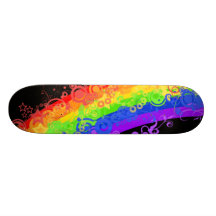 Tablero del arco iris patin personalizado
