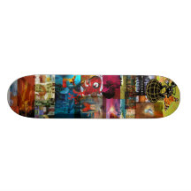 Tablero del arte de Simanson Patines Personalizados