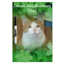 ¡Tablero del borrado de Reminzzzz del gatito! pizarras blancas
