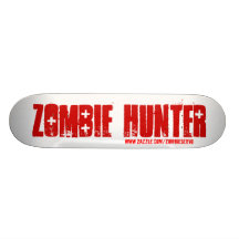 Tablero del cazador del zombi patines personalizados