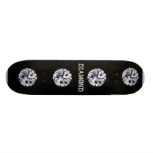 Tablero del diamante patineta personalizada