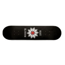 tablero del flor de la noche patín