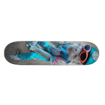 Tablero del mono patineta personalizada