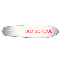 Tablero del patín de la escuela vieja