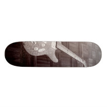 tablero del patín de la guitarra
