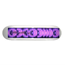 Tablero del patín del signo de la paz