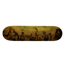 Tablero del patín del zombi