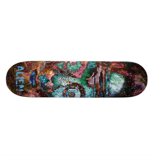 Tablero del punk de la nebulosa del extranjero de  monopatines