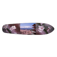 tablero japonés de la flor de cerezo patin
